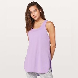 Lilac Sleeveless Tank Top